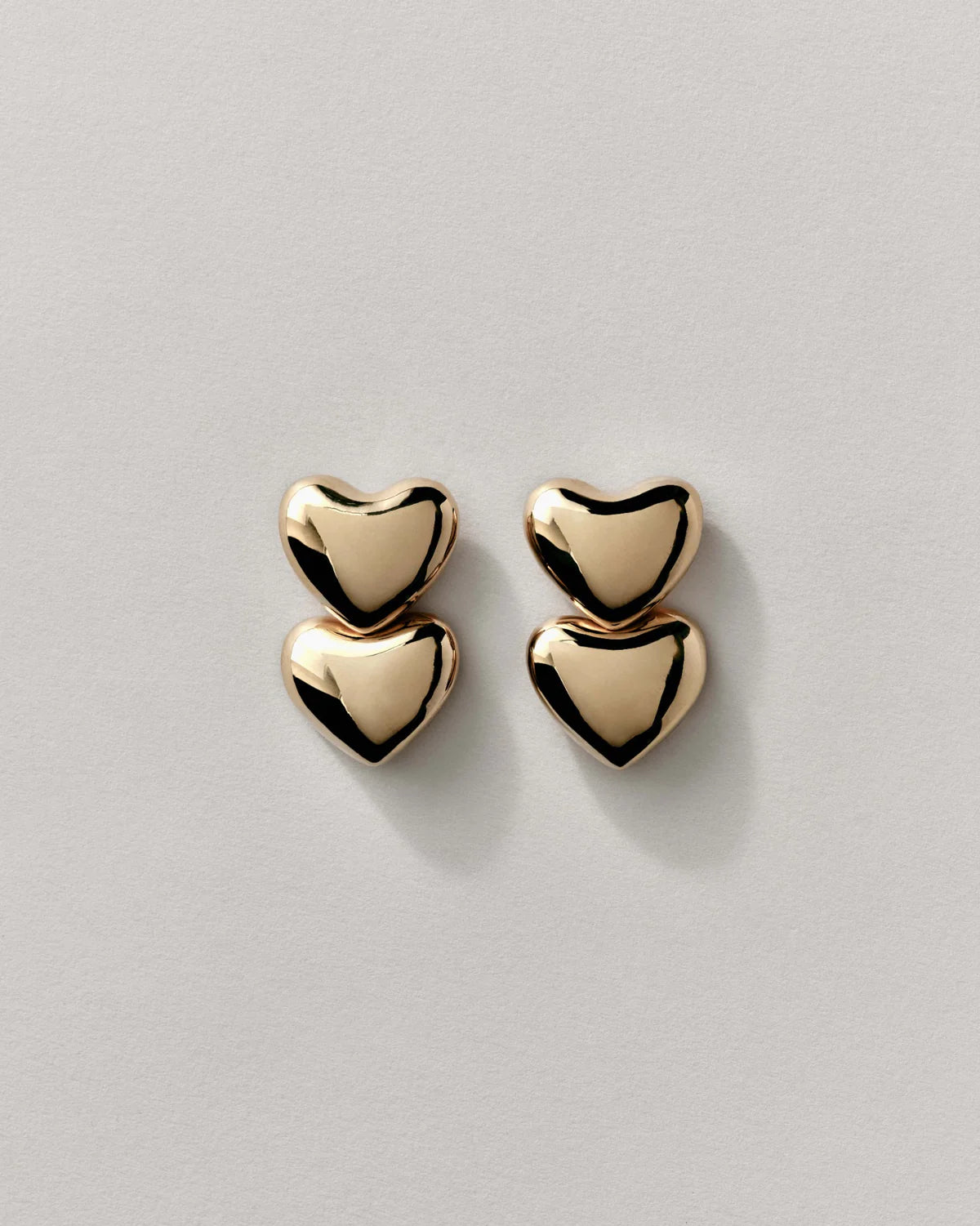 Annika Inez Gold Dual Voluptuous Earrings
