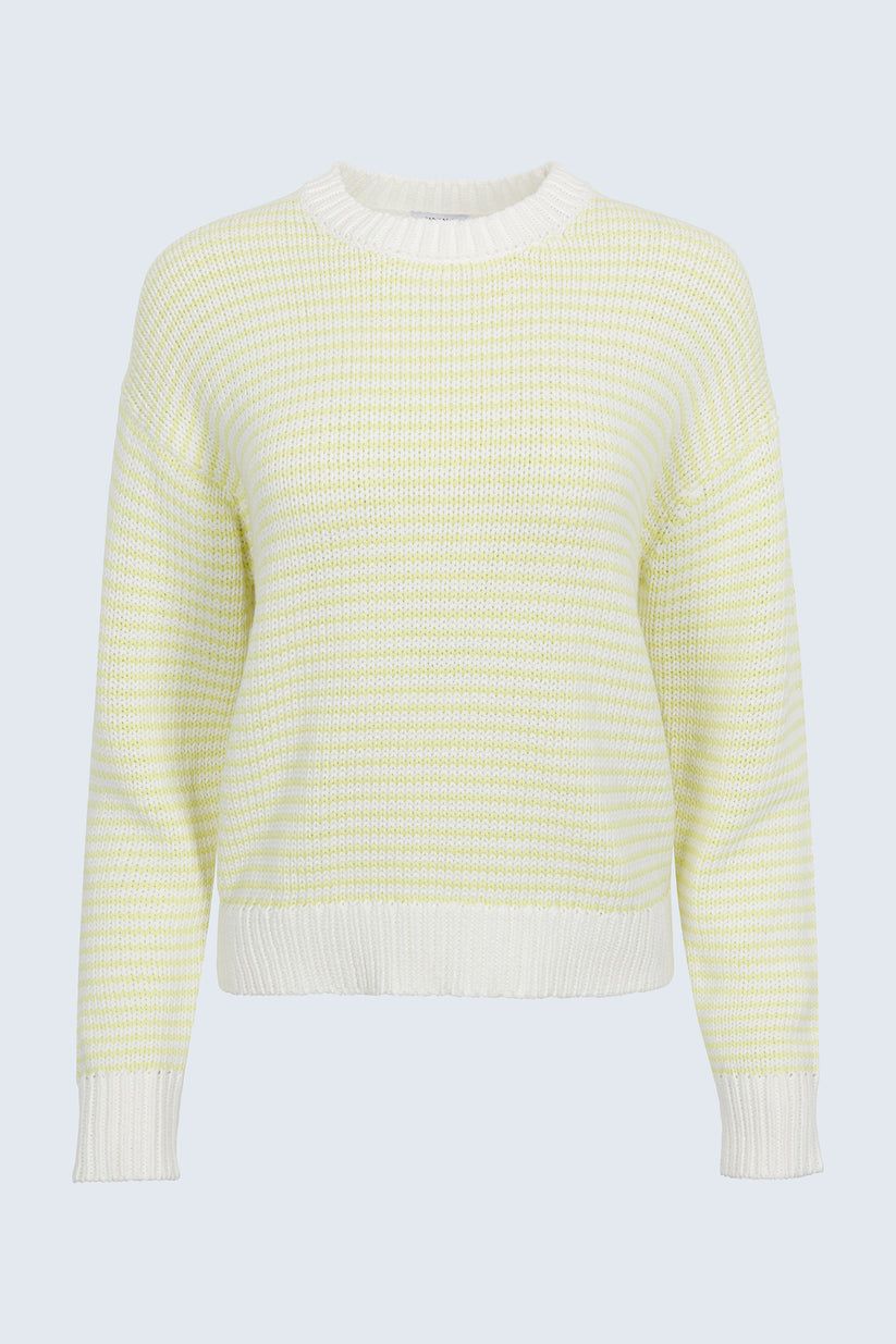 Pistola Aura Relaxed Crew Neck Sweater - Limeade