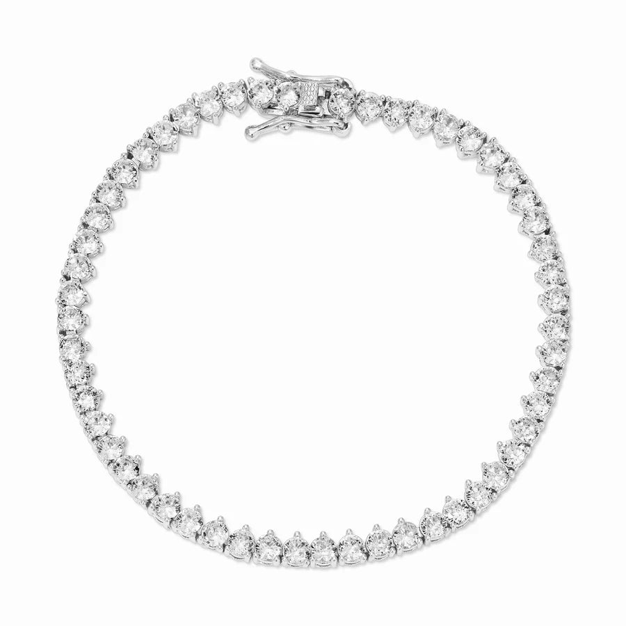 Joy Dravecky Naples 3 Prong Tennis Bracelet JDLE-B3