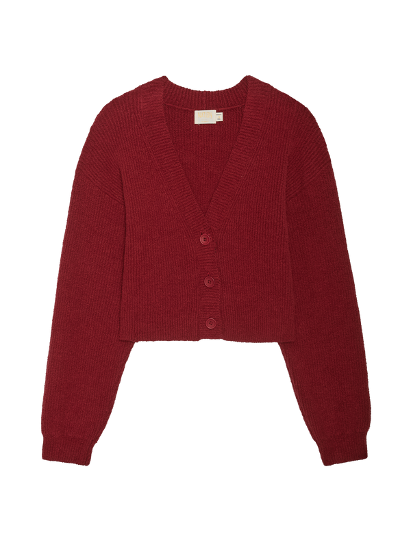 Nation LTD Bo Balloon Sleece Cardigan 9116