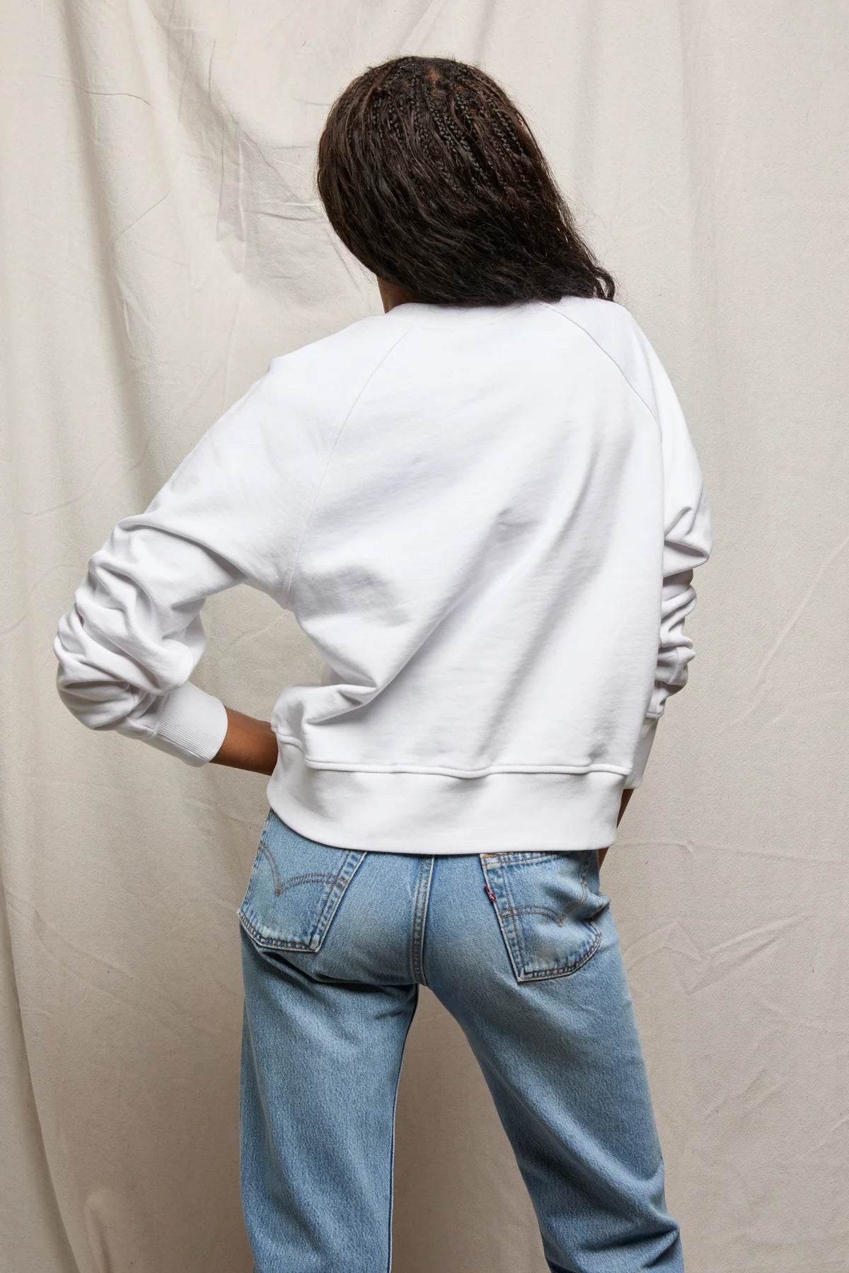 Perfect White Tee Bowen Raglan Sweatshirt