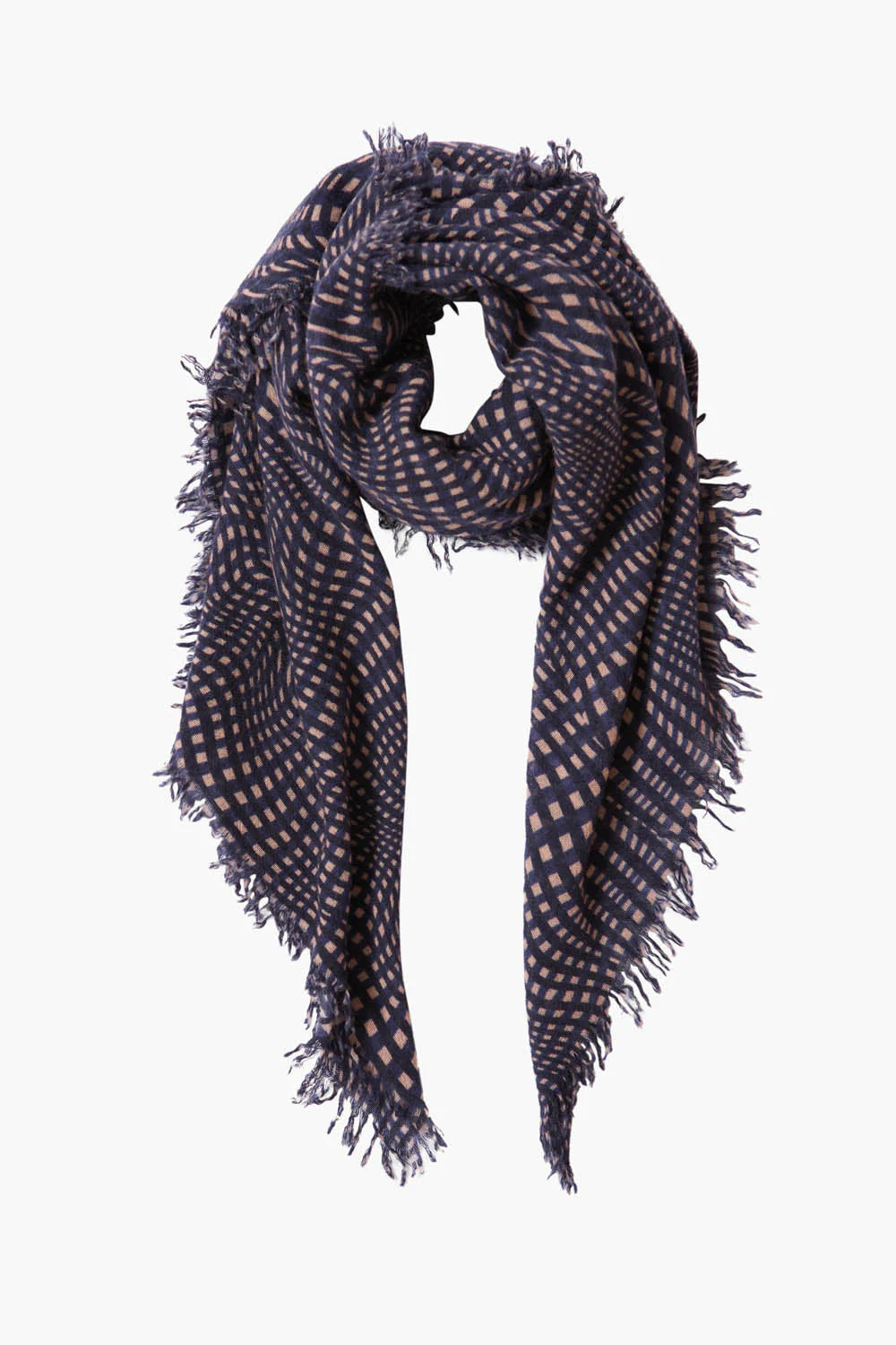 Chan Luu Plaid Cashmere Scarf BRH-SC-608