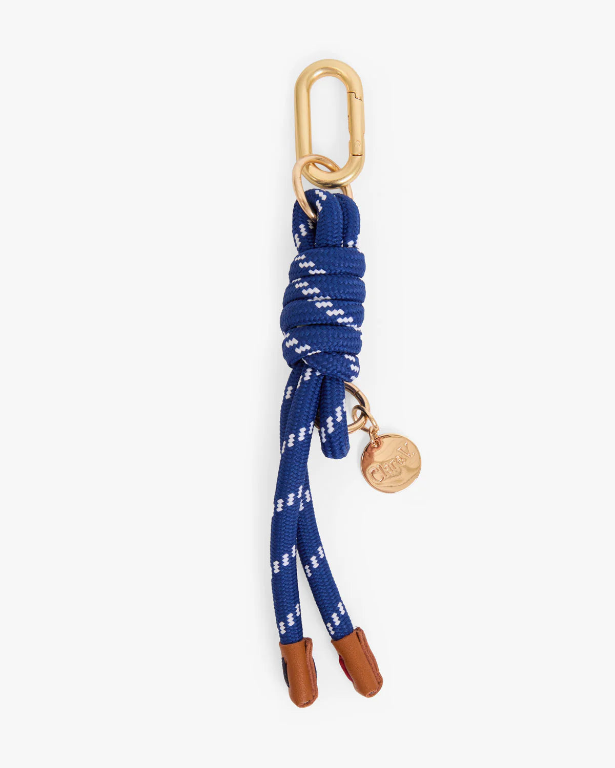Clare V. Barrel Knot Fob Navy CVS1000715
