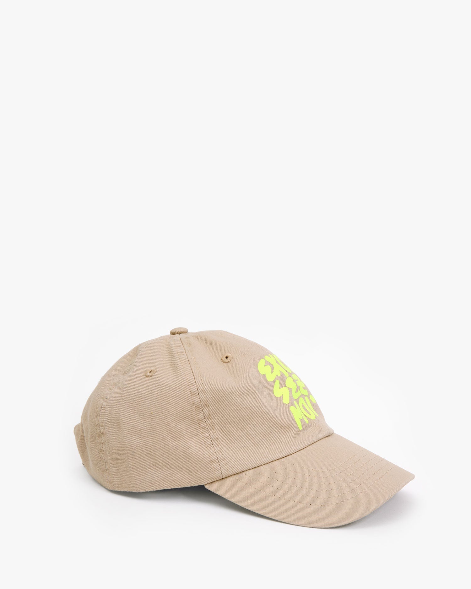 Clare V Baseball Hat Excusez Moi Khaki CVC1000235