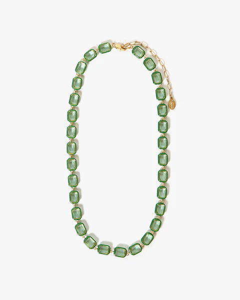 Clare V. Bijoux Bead Necklace CVJ1000497-MINT-OS