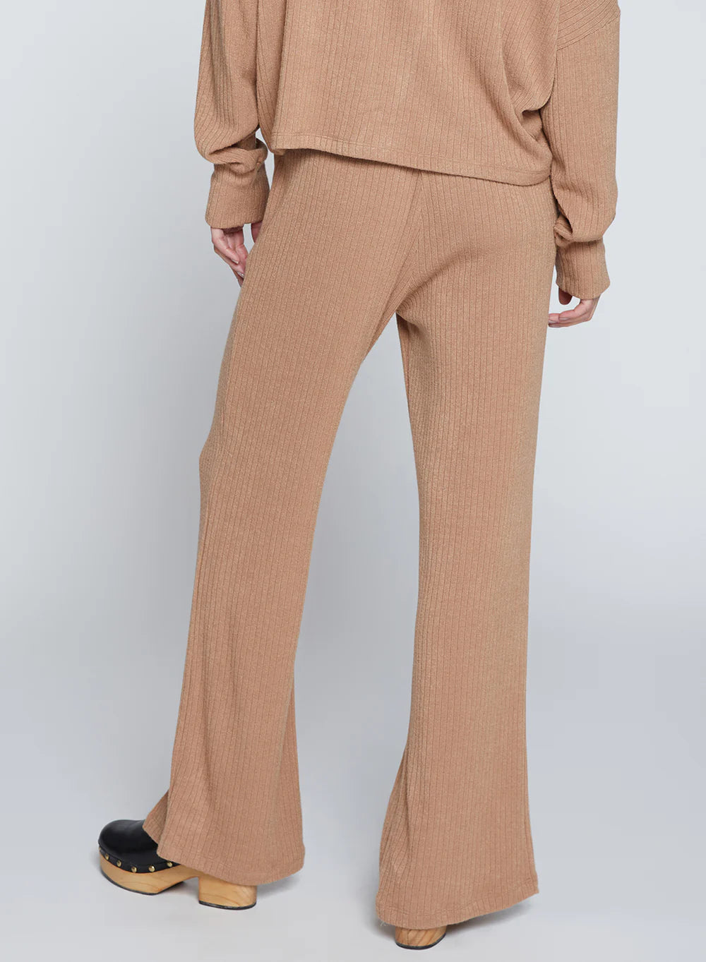 Stateside Rachel Chunky Rib Front Slit Tie Pant 5675