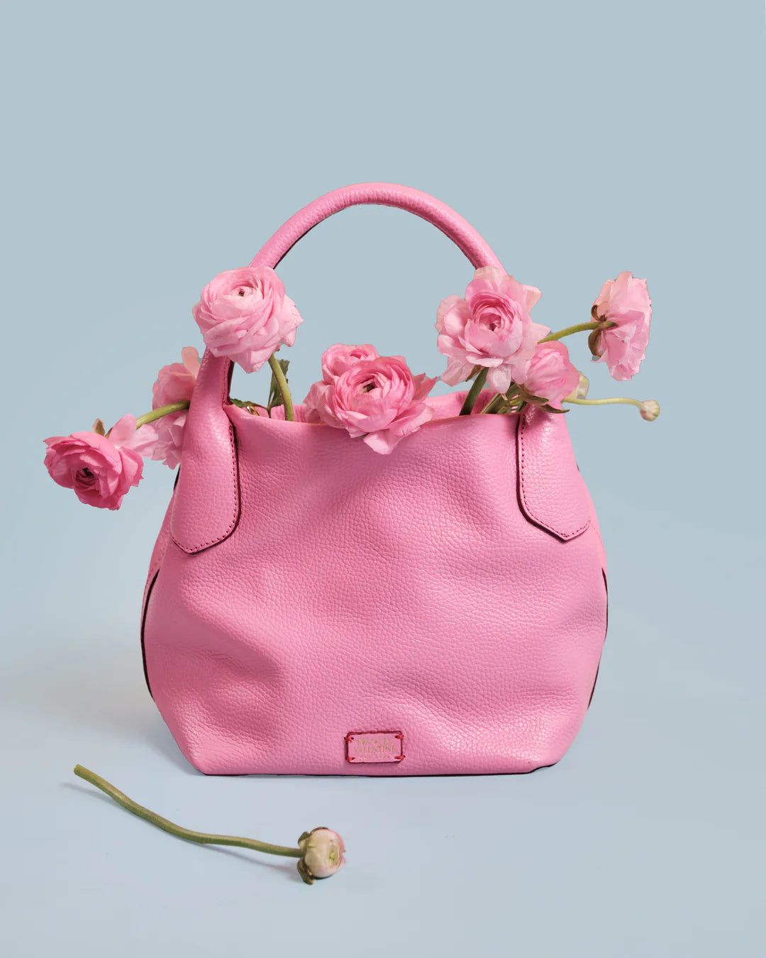 Frances Valentine Mini Sweet Pea Tumbled Leather Bag