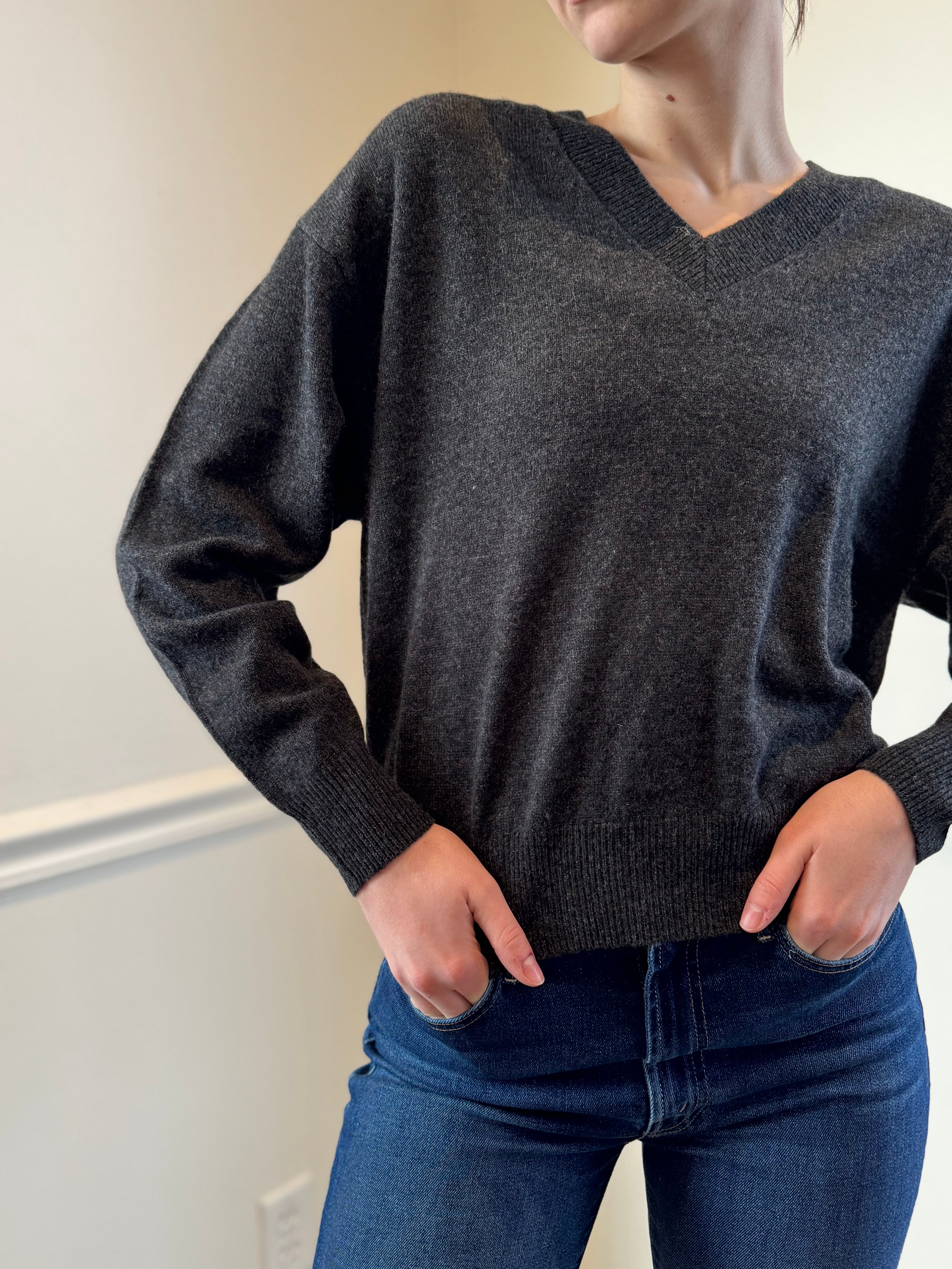 Catherine's Cashmere Carolyn V-Neck Sweater