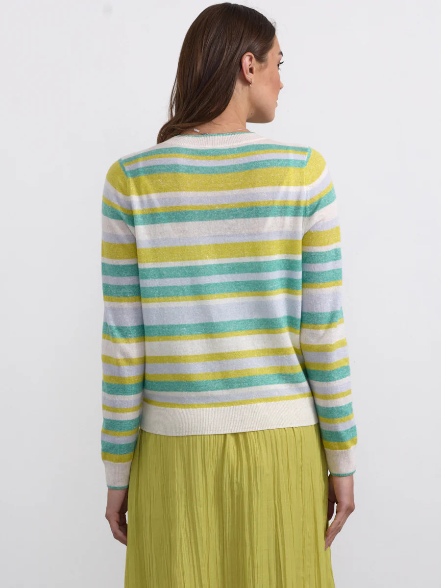 Margaret O'Leary Stripe Crewneck Sweater