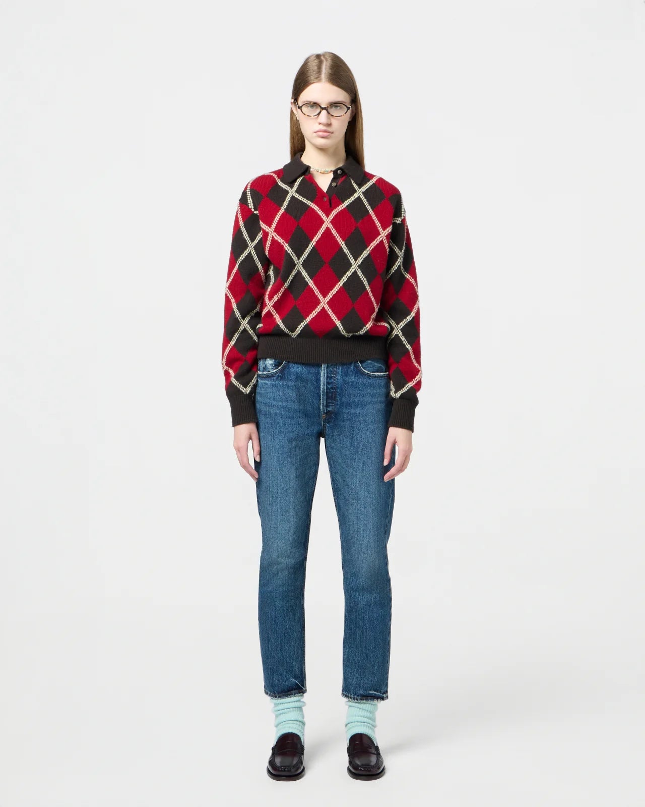 Guest in Residence Collegiate Argyle Polo