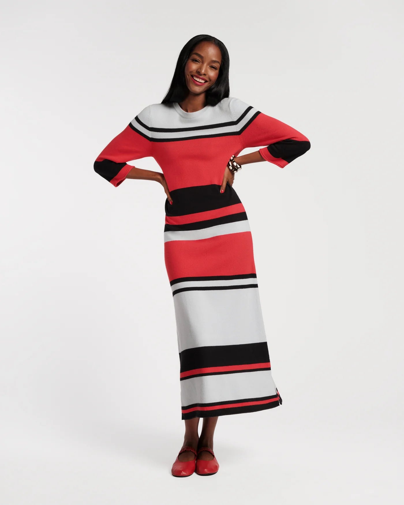 Frances Valentine Cozy Knit Maxi Dress