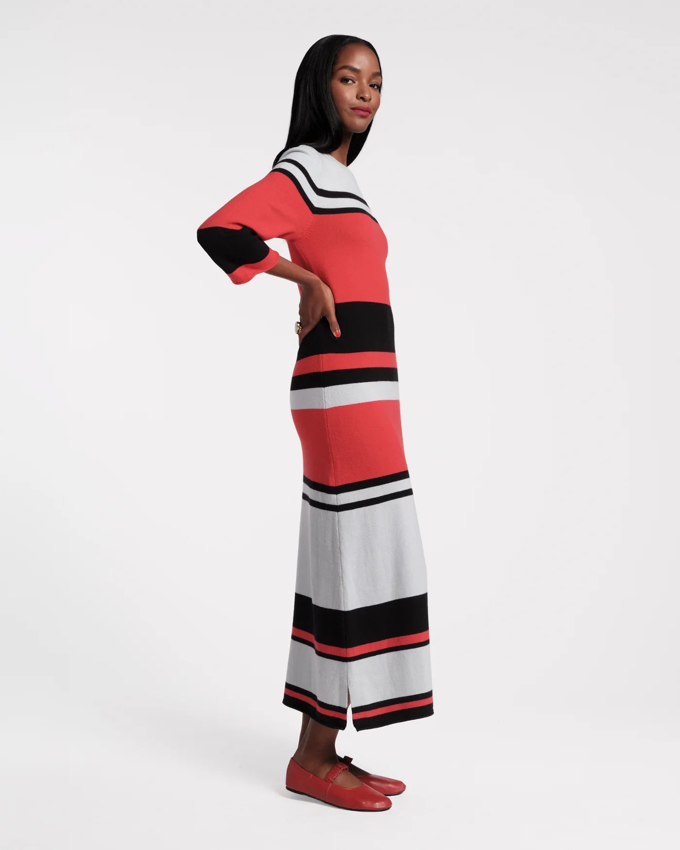 Frances Valentine Cozy Knit Maxi Dress