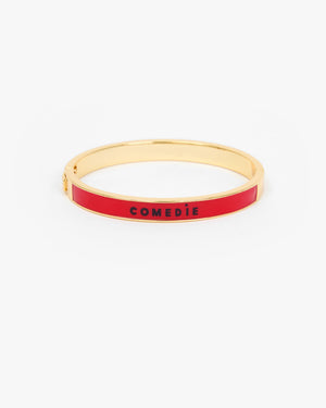 Clare V. Le Bangle - Comedie Tragedie in Navy/Poppy