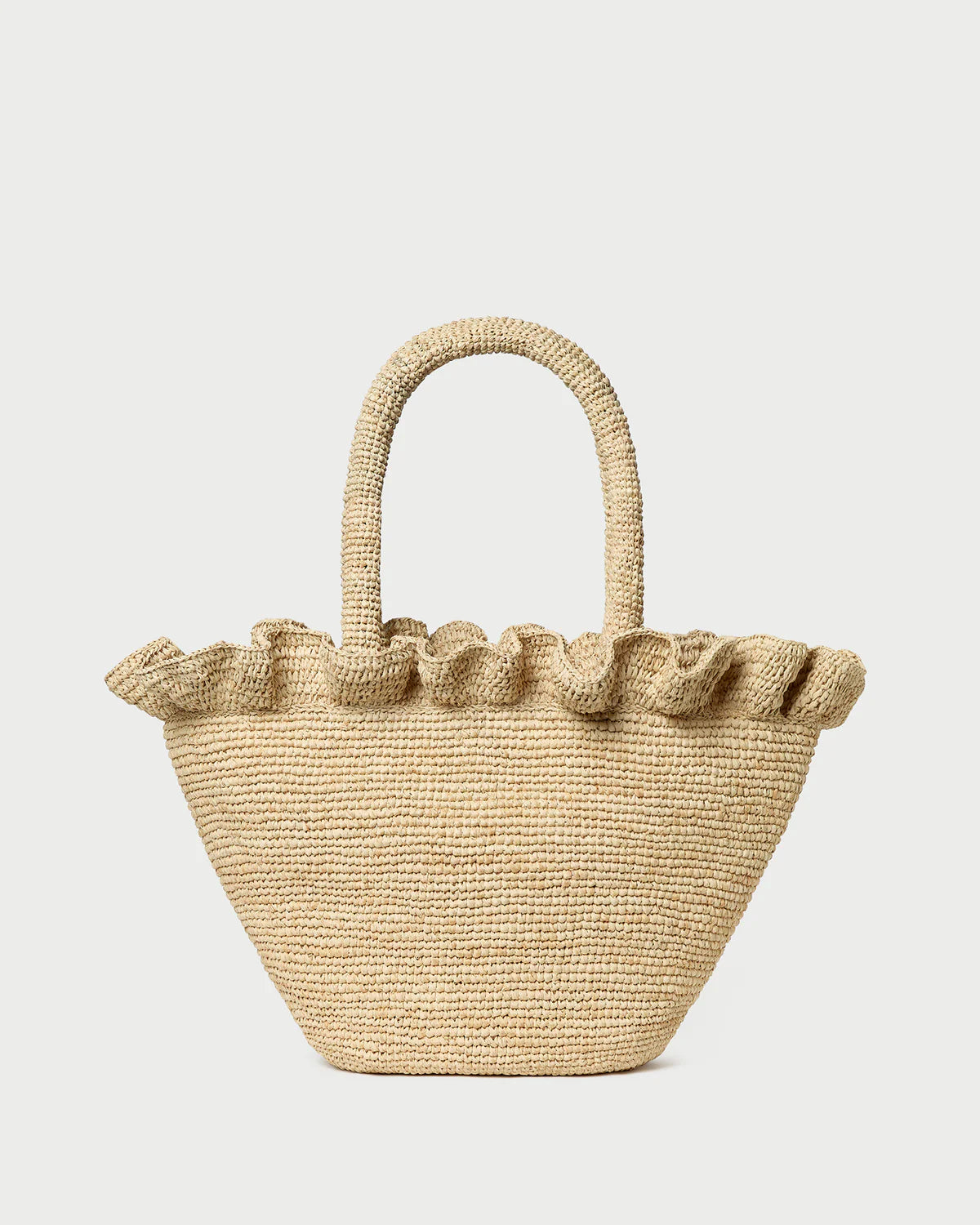 Loeffler Randall Raffia Ruffle Tote