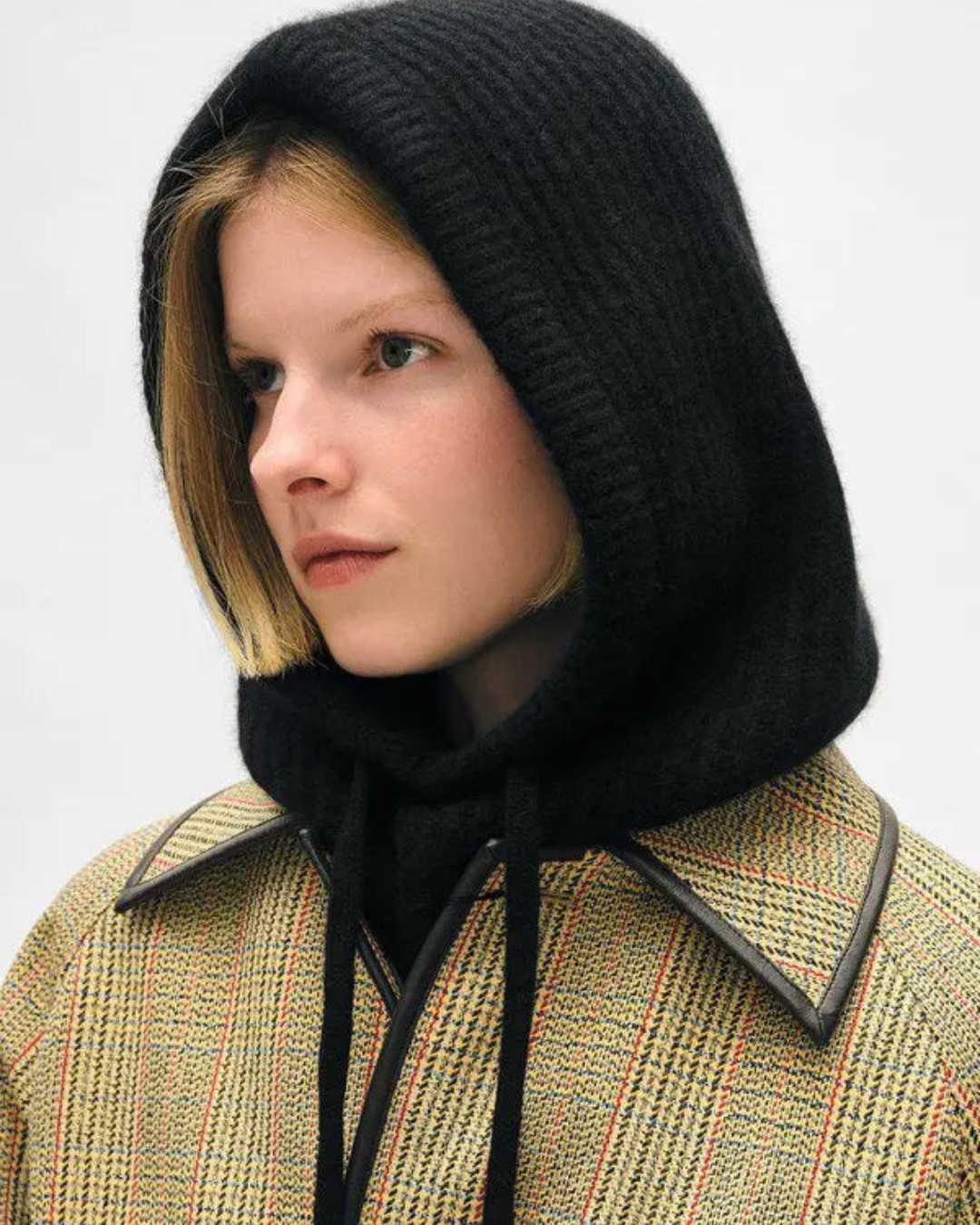 White + Warren Cashmere Ribbed Balaclava 21047