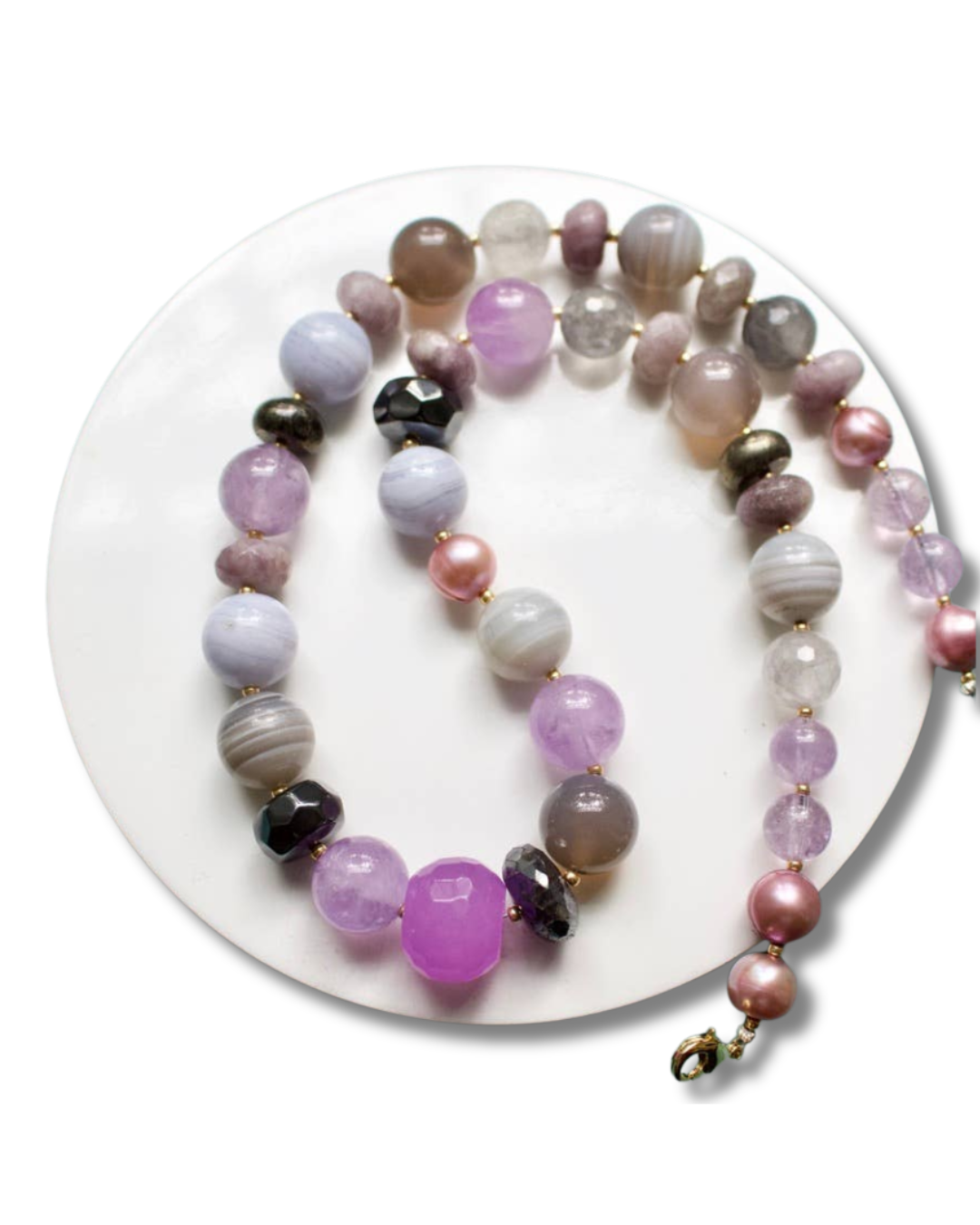 a.v. max Chunky Colorful Semi-Precious Necklace 5668N