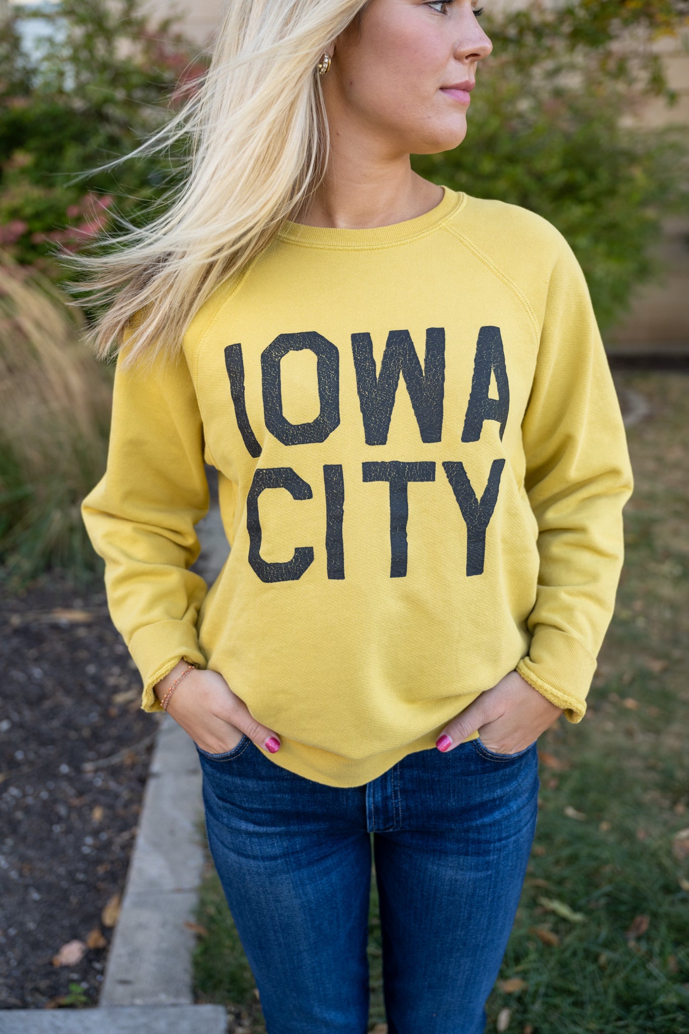 Retro Brand Vintage Iowa City Full Length Sweatshirt