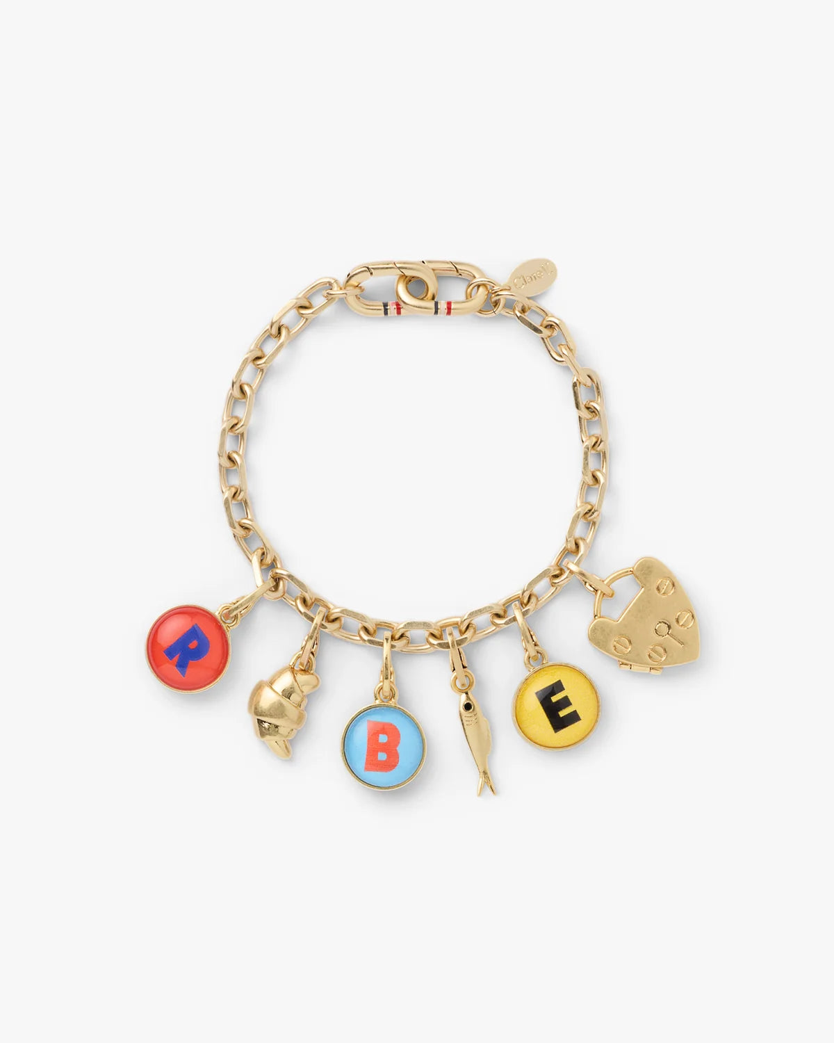 Clare V. Charm Chain Bracelet 100017
