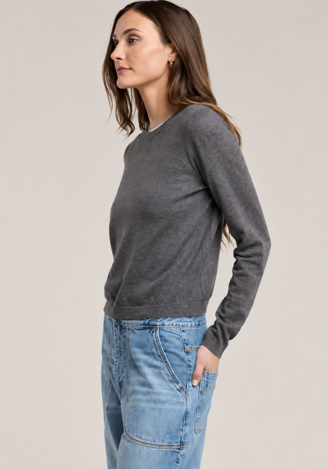 Velvet Roxy Cotton/Cashmere Sweater