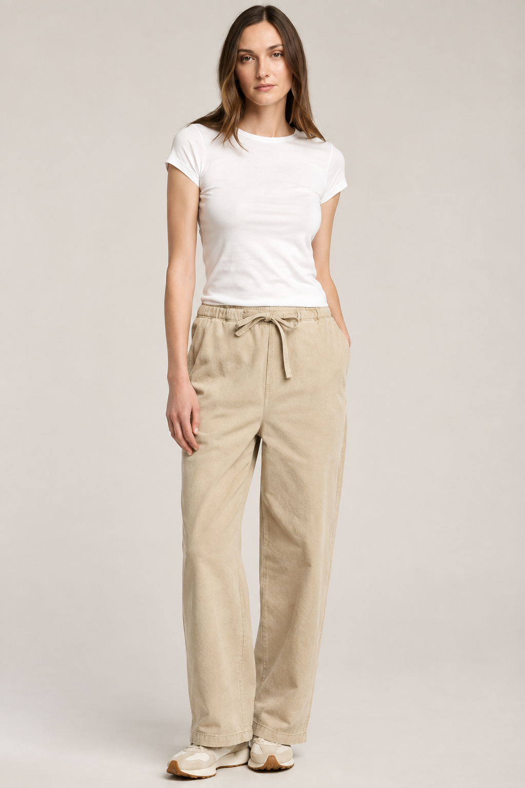 Velvet Jayda Tie Front Corduroy Pant