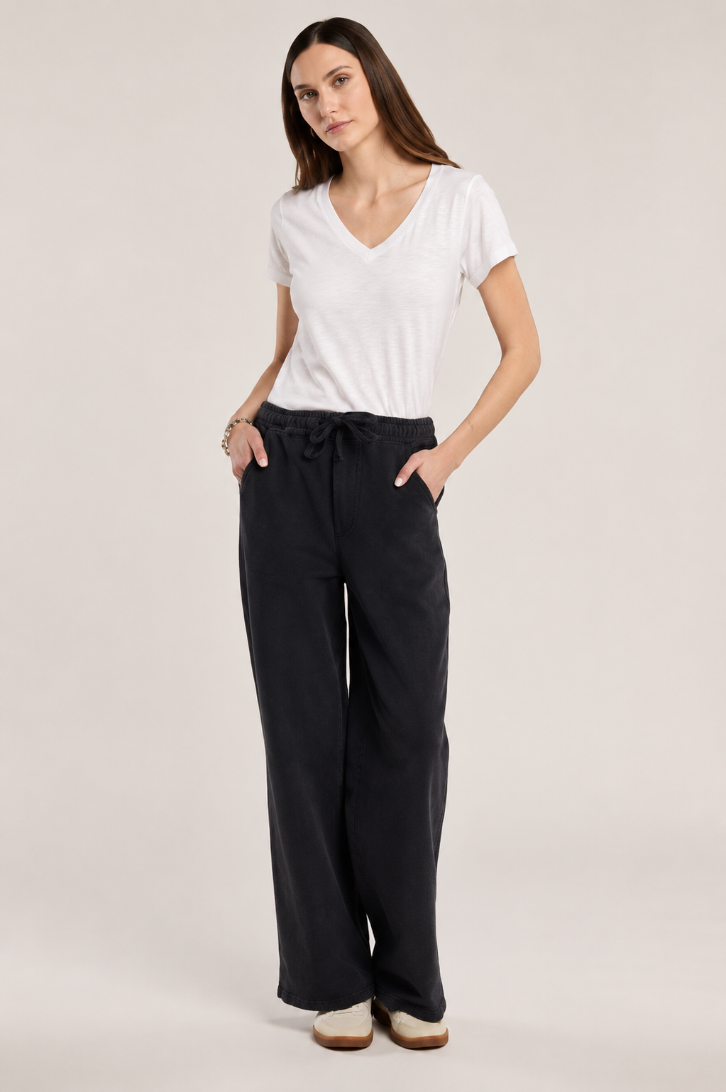 Velvet Jayda Tie Front Corduroy Pant