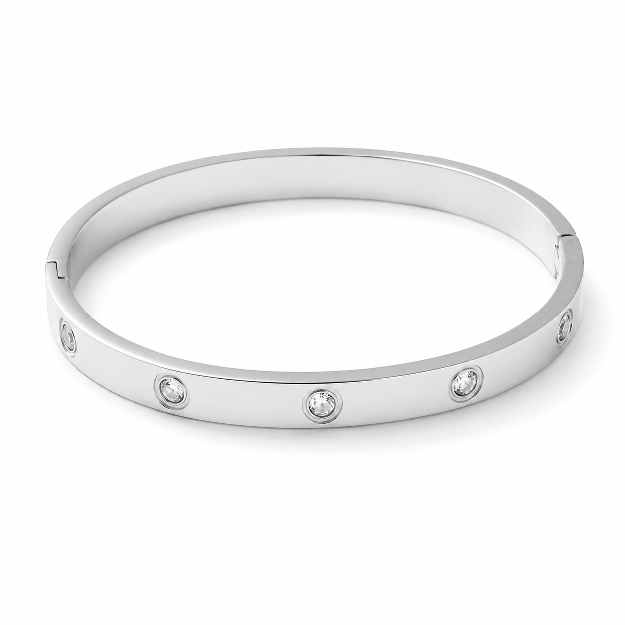 Nikki Smith Designs Corinne Silver Bangle Bracelet