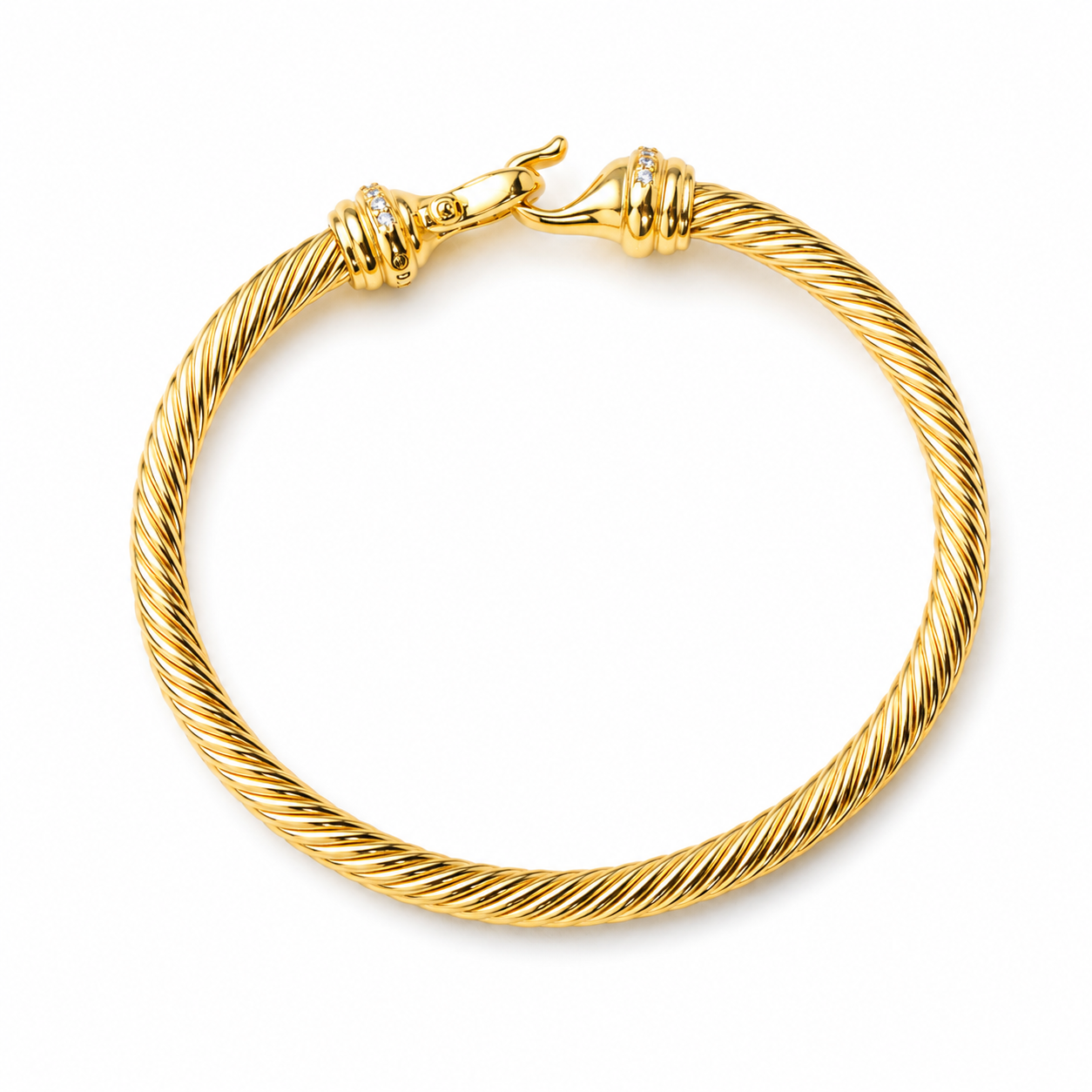 Nikki Smith Designs Arria Gold Latch Bangle