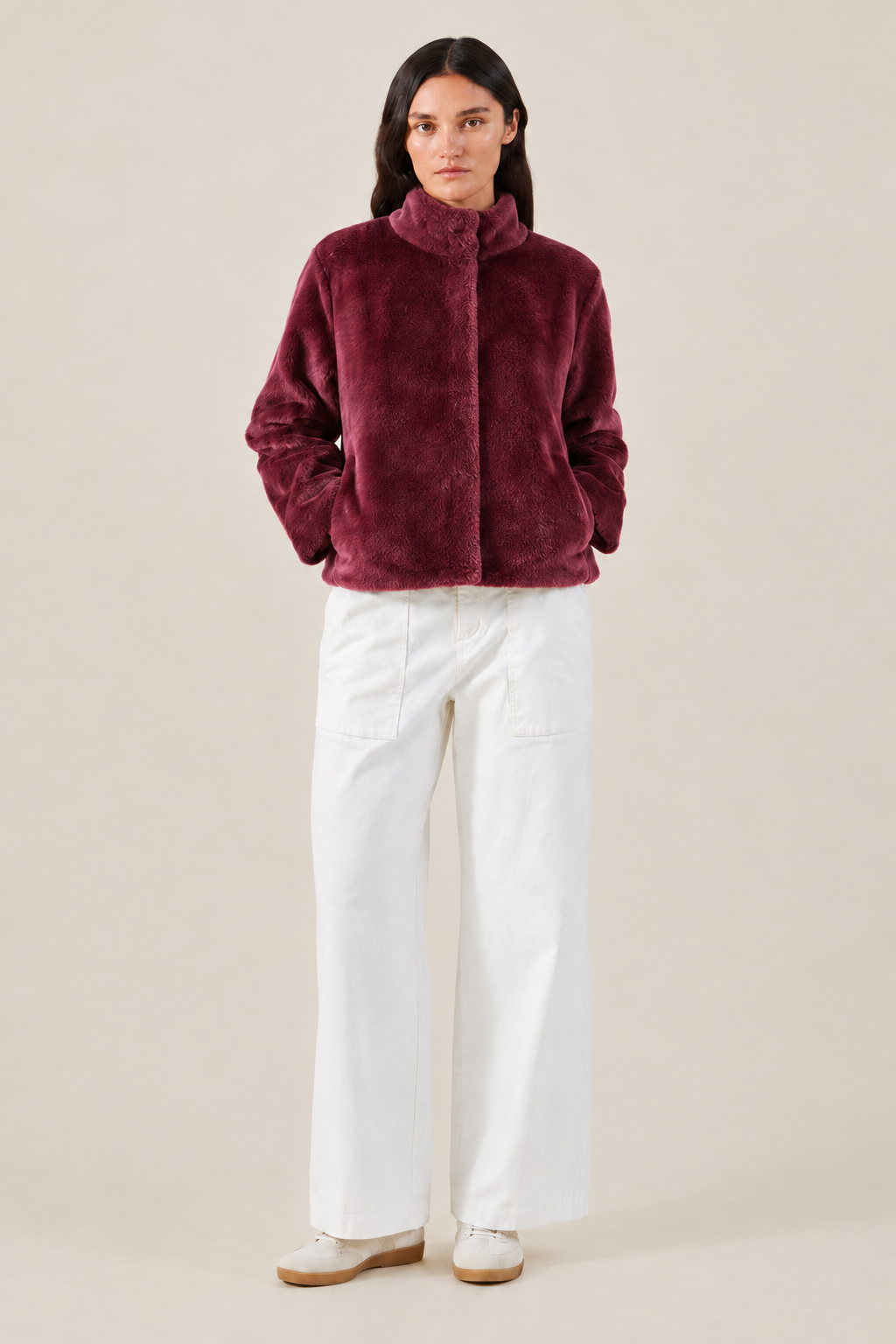 Velvet by Graham and Spencer Sheena Faux Fur Jacket