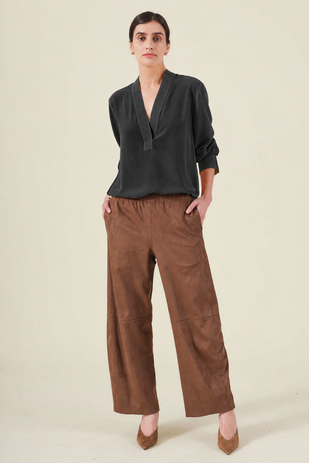 Velvet by Graham and Spencer Maya Silk Blouse