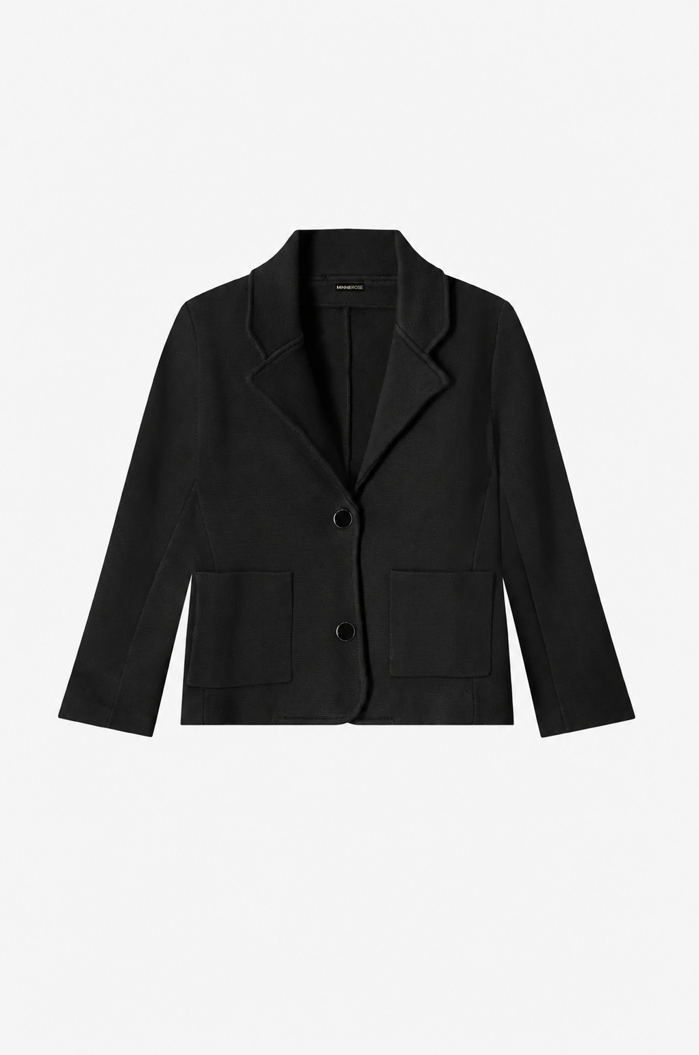 Minnie Rose Viscose Blend Shrunken Blazer 94224