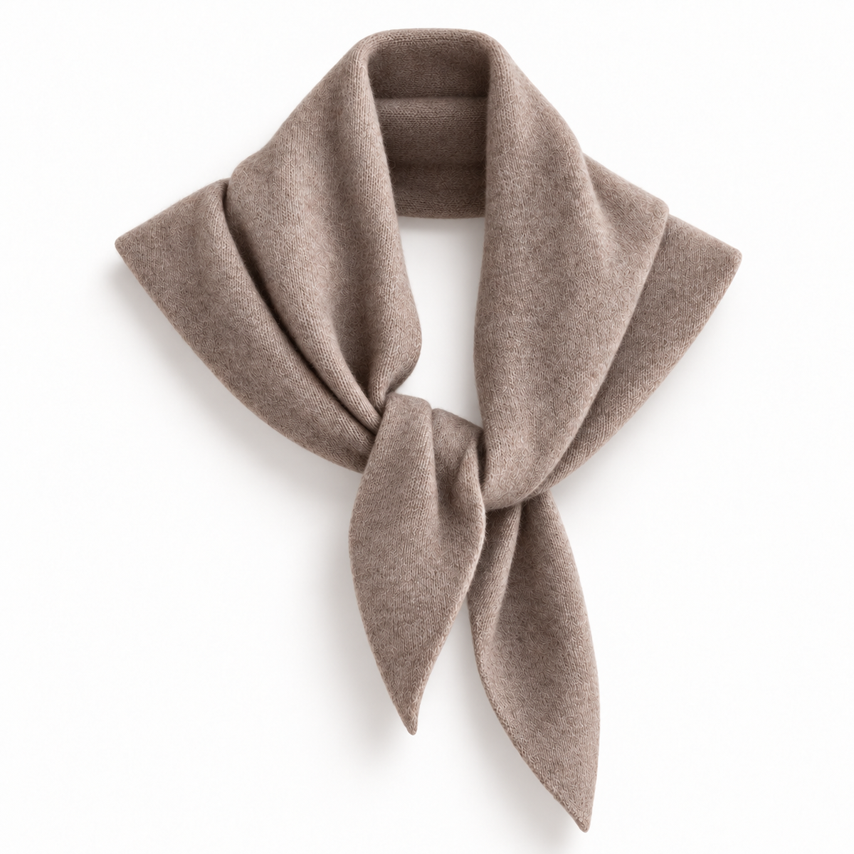 Catherine's Solid Knit Triangle Scarf D202