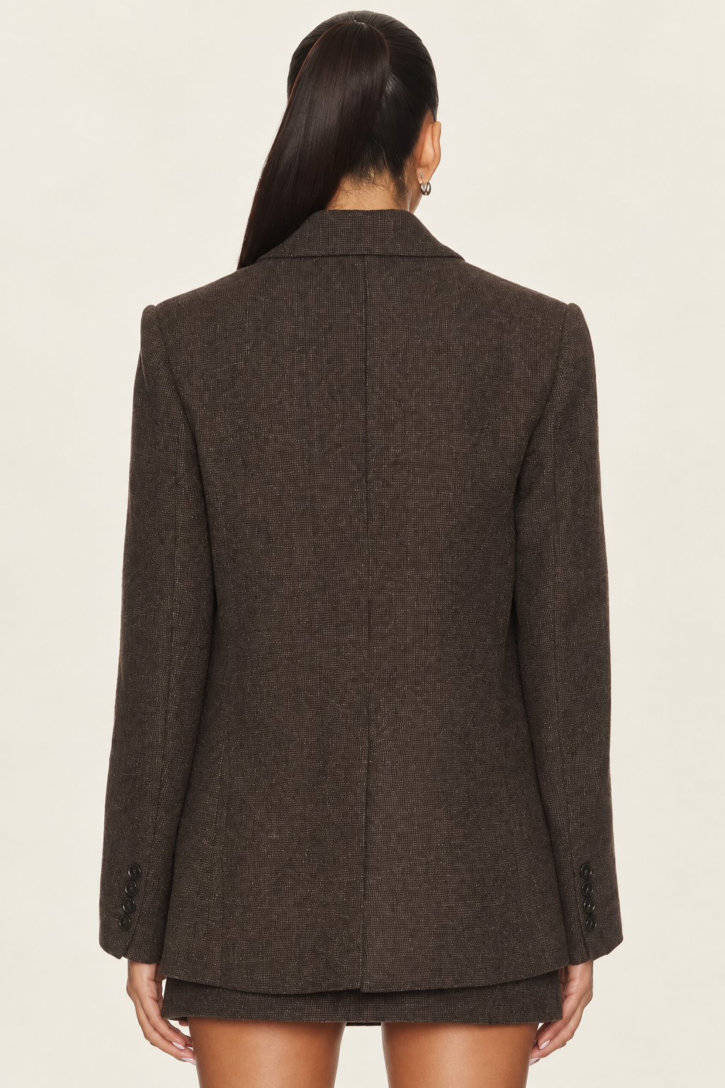Elodie Perrin Tailored Boyfriend Blazer