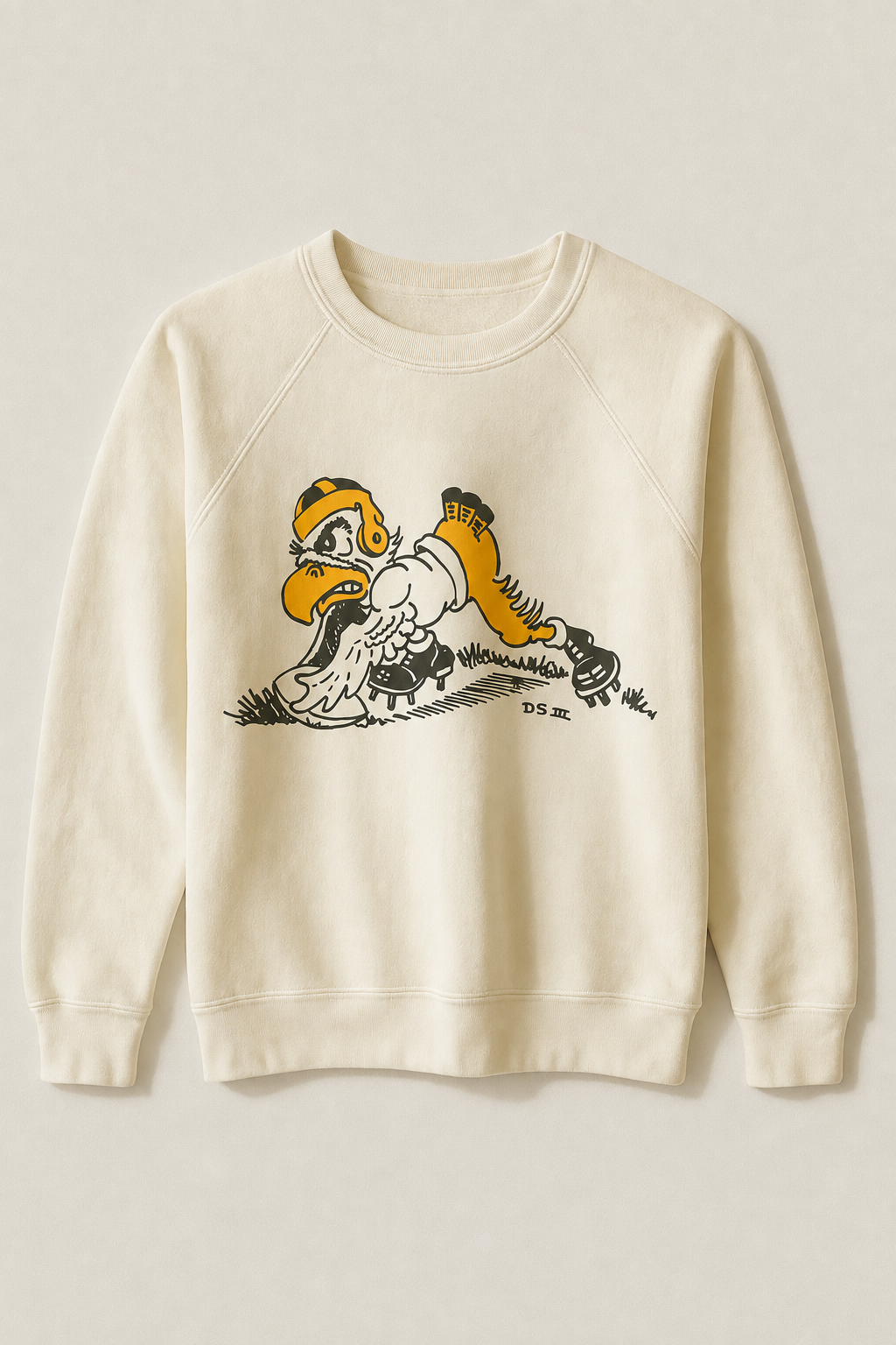 Retro Brand Herky Vintage Iowa Hawkeyes Sweatshirt "The Center"