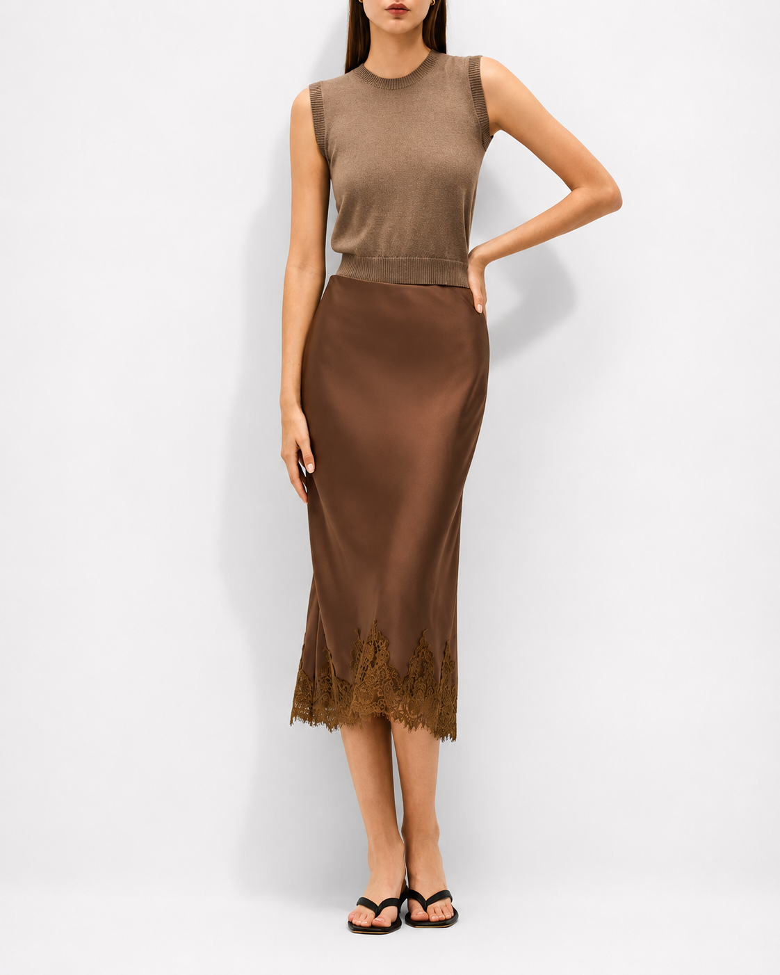 Elodie the Label Fiora Knit Sleeveless Sweater