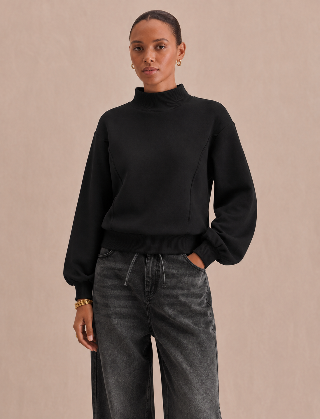 Splendid Winslow Long Sleeve Mockneck RF6K560