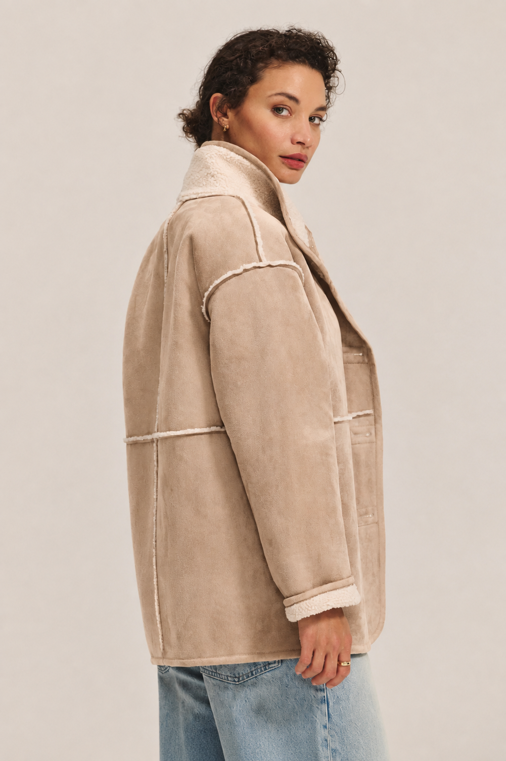 Velvet Shona Reversible Sherpa Jacket