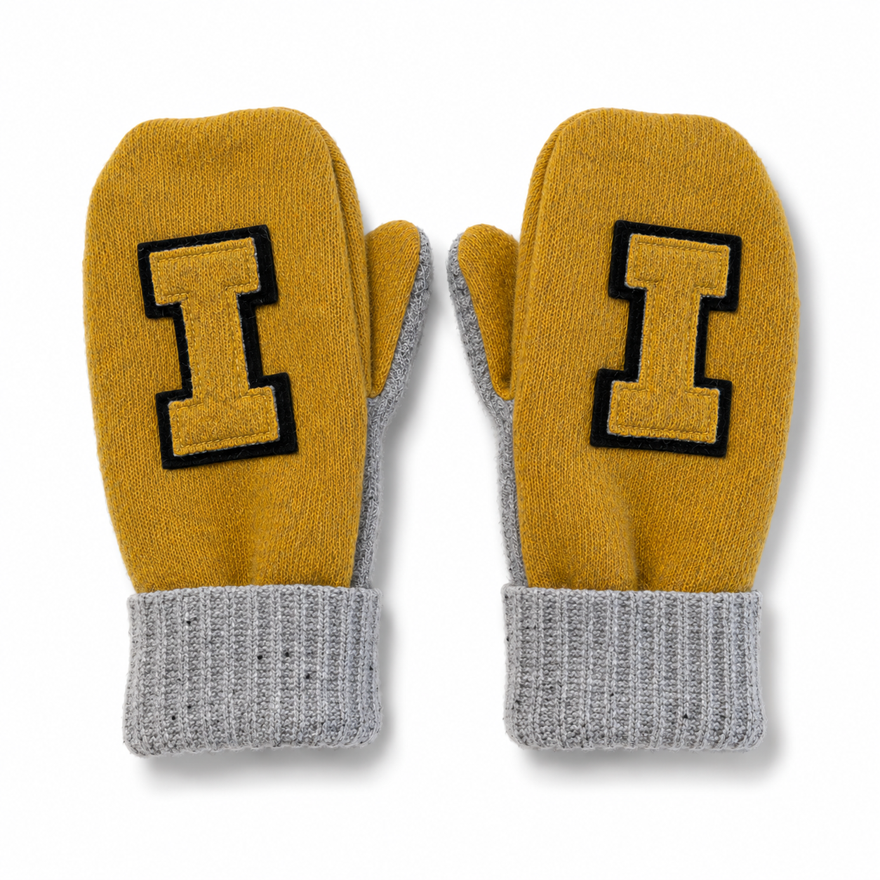 Catherine's Game Day "I" Embroidered Handmade Mittens