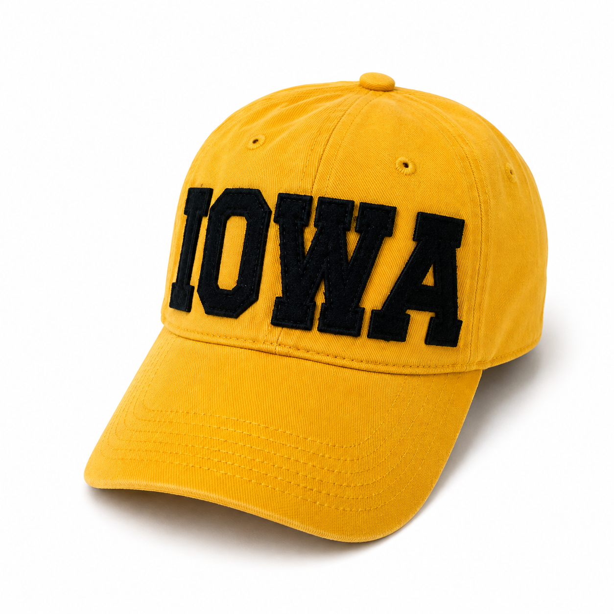 Catherine's Game Day IOWA Hand Stitched Hat
