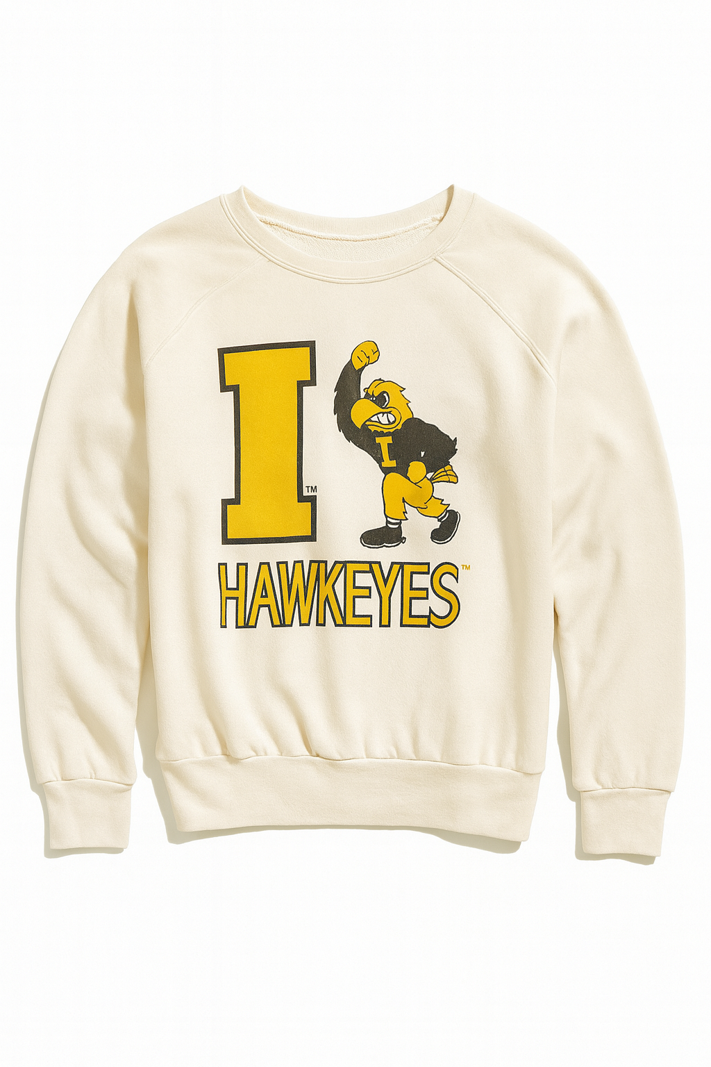 Retro Brand Herky Fist Favorite French Terry Crewneck Sweatshirt