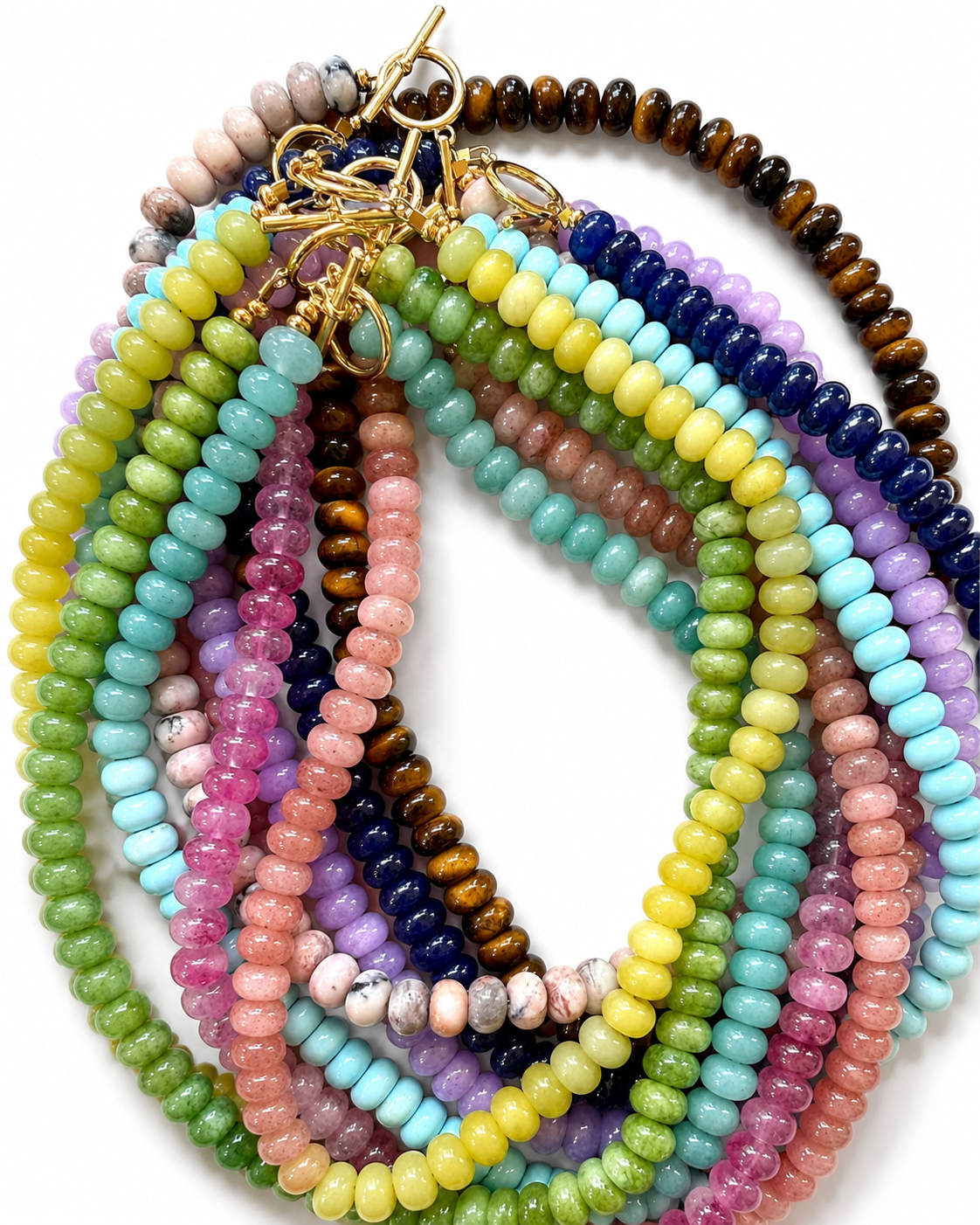 Sonya Renee Lilly Gemstone Bead Necklace
