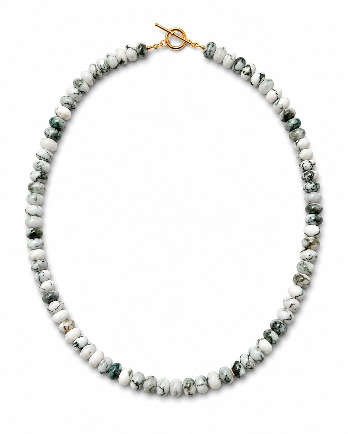 Sonya Renee Lily Gemstone Bead Necklace