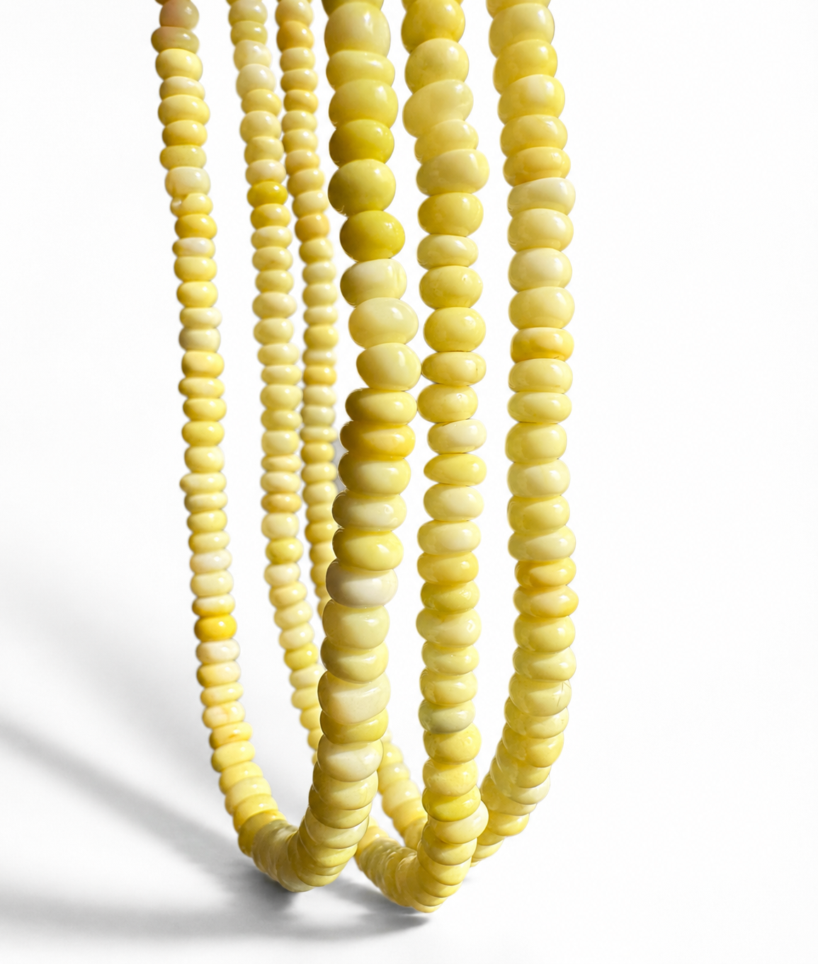 Anokhi Green Butter Yellow Opal Necklace NKB111
