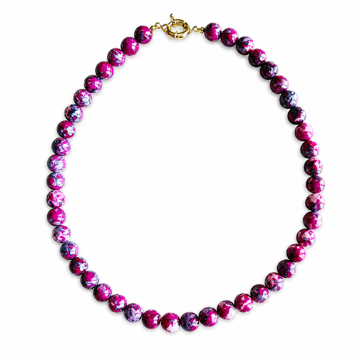 Market and King Gumball Gemstone Necklace