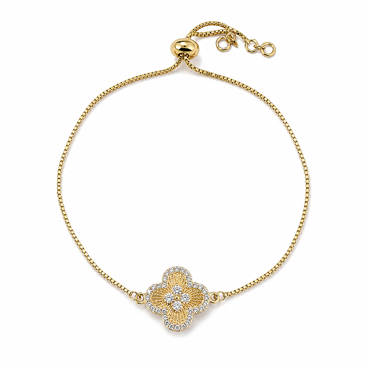 Nikki Smith Designs Claudia Crystal Slider Bracelet