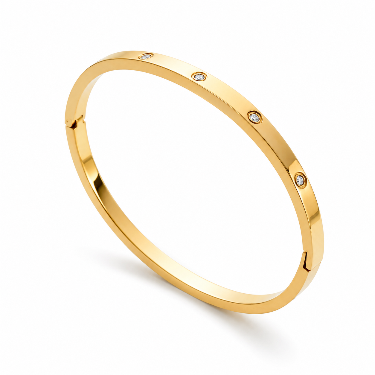 Nikki Smith Designs Mini Corinne Gold Bangle Bracelet