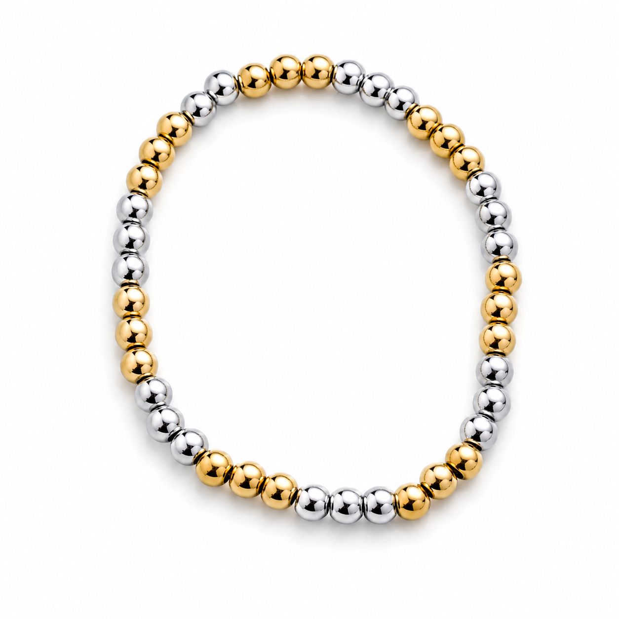 Nikki Smith Designs Two Toned Ball Bracelet