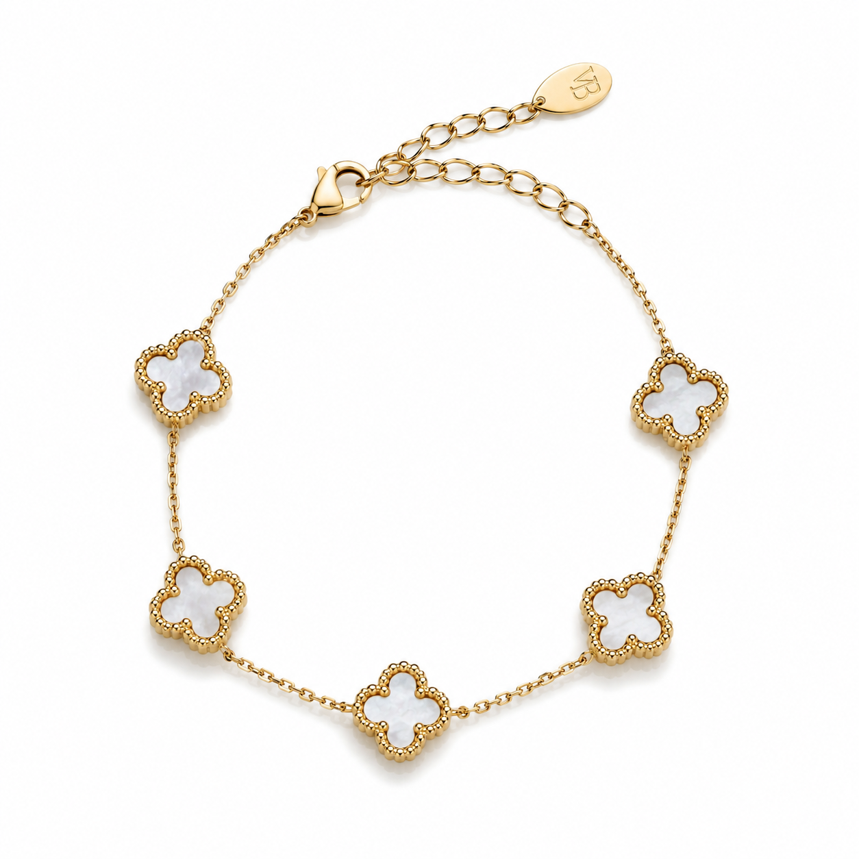 Nikki Smith Designs Mini White Flora Bracelet