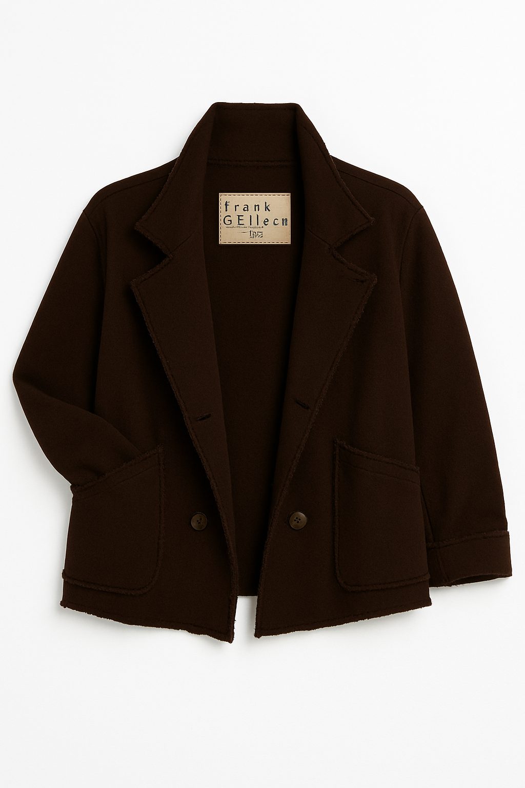 Frank & Eileen Mini Belfast Cropped Triple Fleece Peacoat