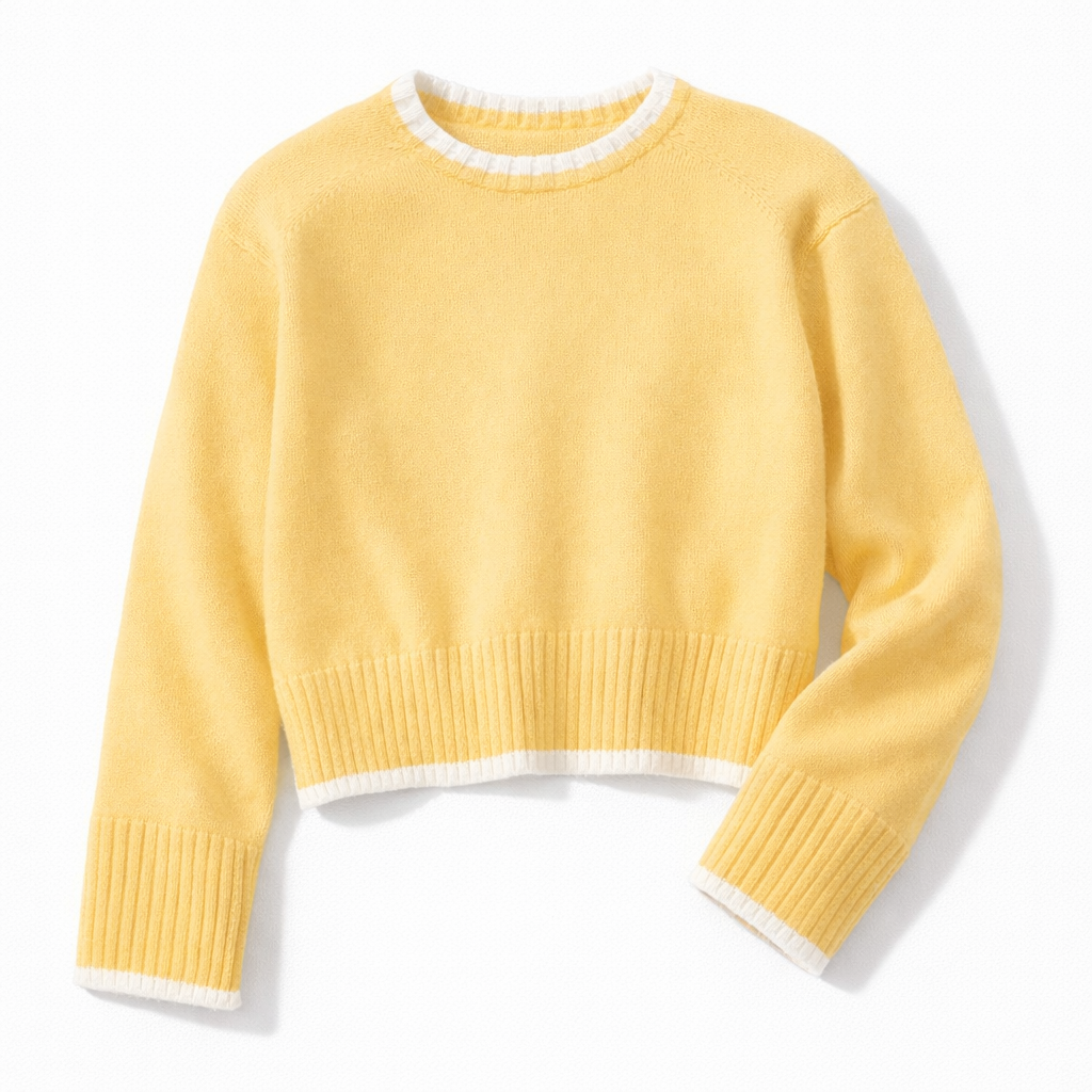 White + Warren Varsity Cotton Crewneck 21542