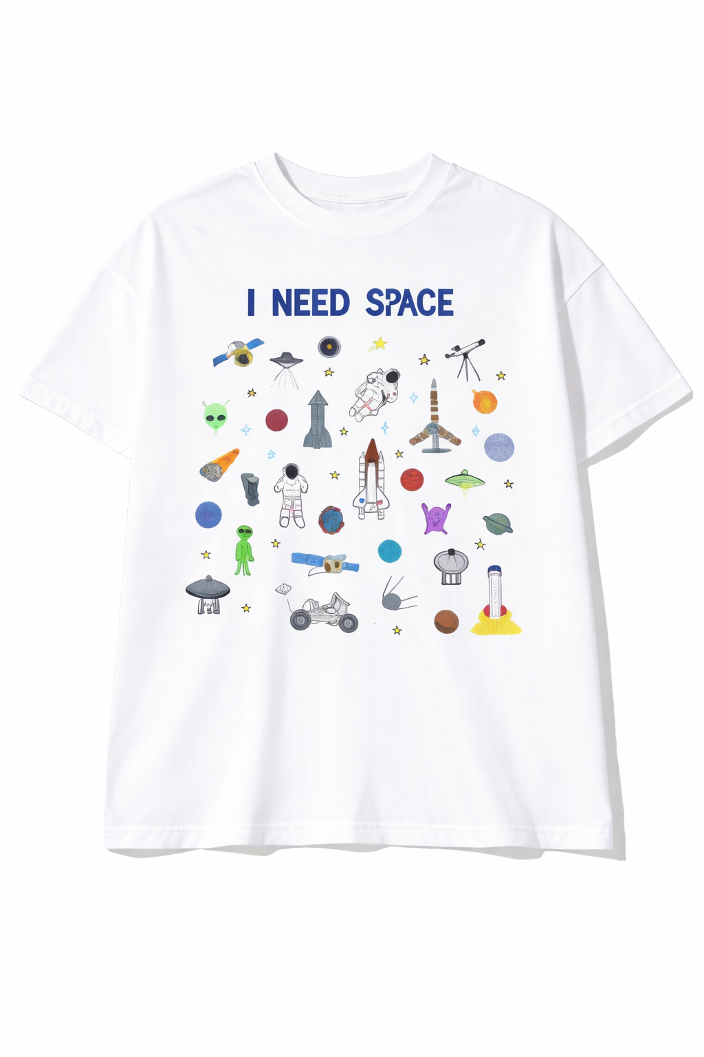 Unfortunate Portrait Boyfriend Tee I Need Space